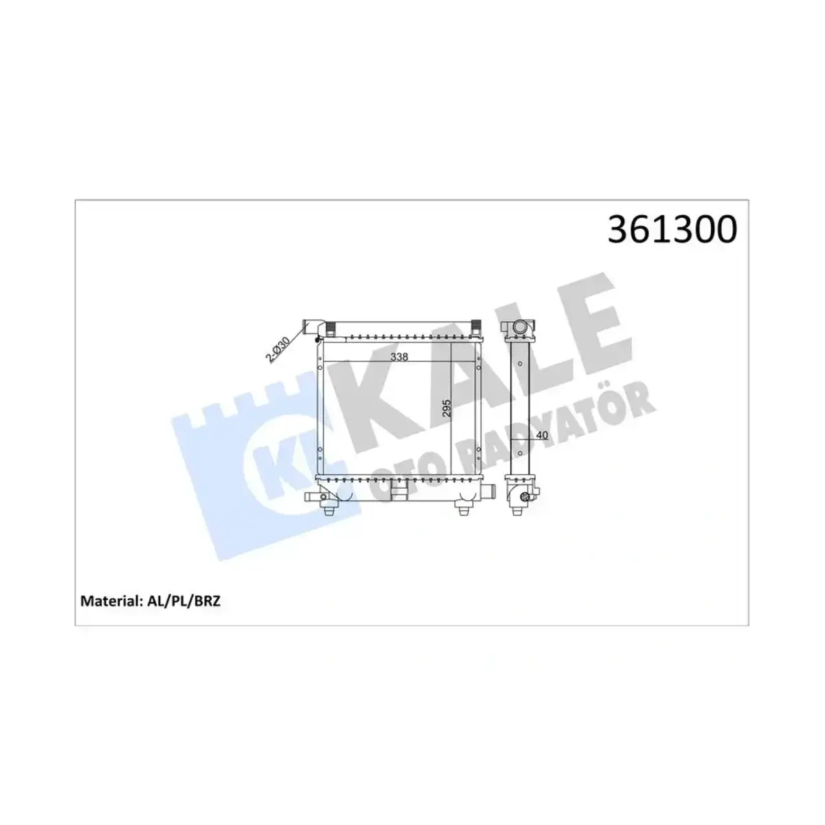 1245008303 RADYATOR 190-200-220-230-200 T-200 TE-200CE (MT) AL PL BRZ KALE