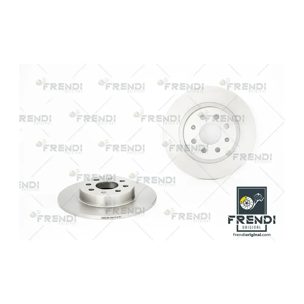 50902167 FREN DISKI ARKA DELIKSIZ PUNTO 2009- PUNTO GRANDE PUNTO 2005 - PUNTO EVO 2008 - FRENDI