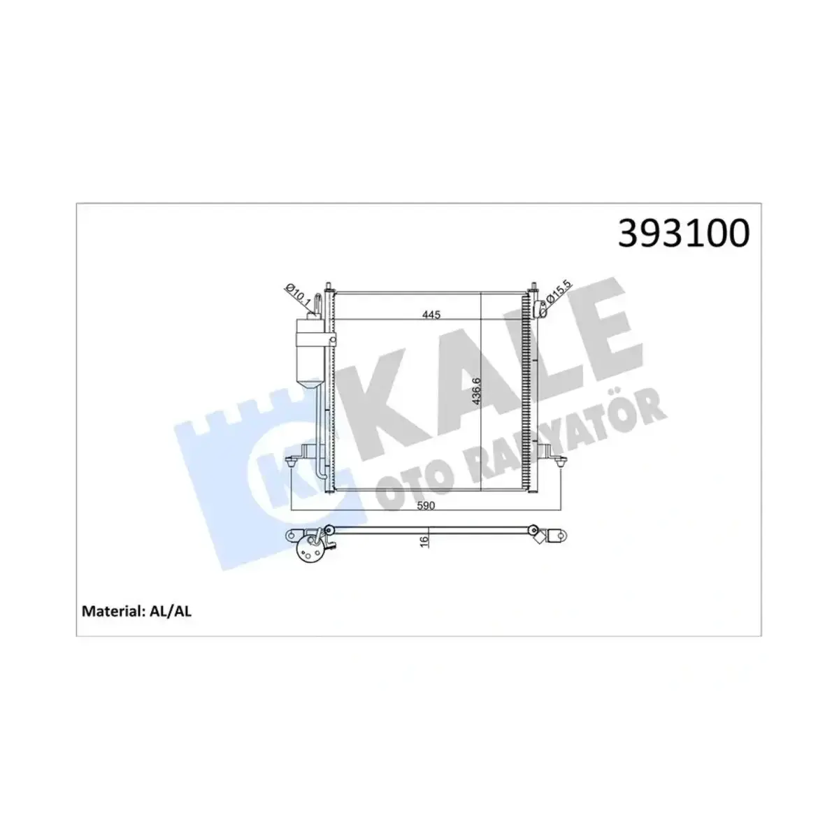 7812A171 KONDENSER L200 06=> (KURUTUCULU) AL AL KALE