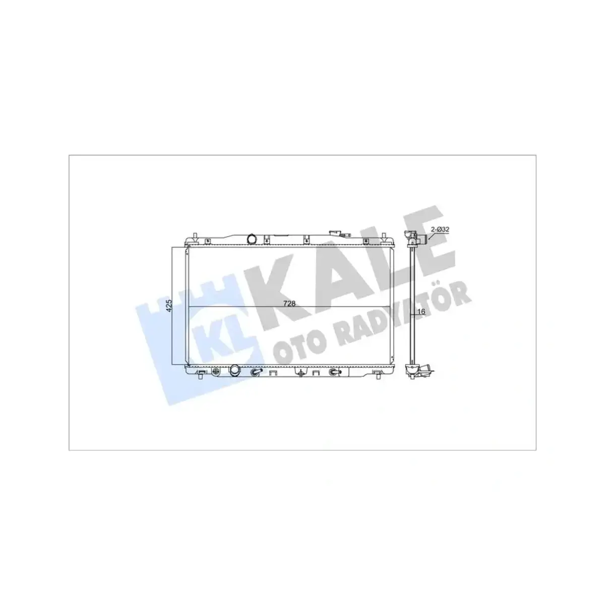 19010R5AA51 RADYATOR CR-V IV (AT) AL PL BRZ KALE