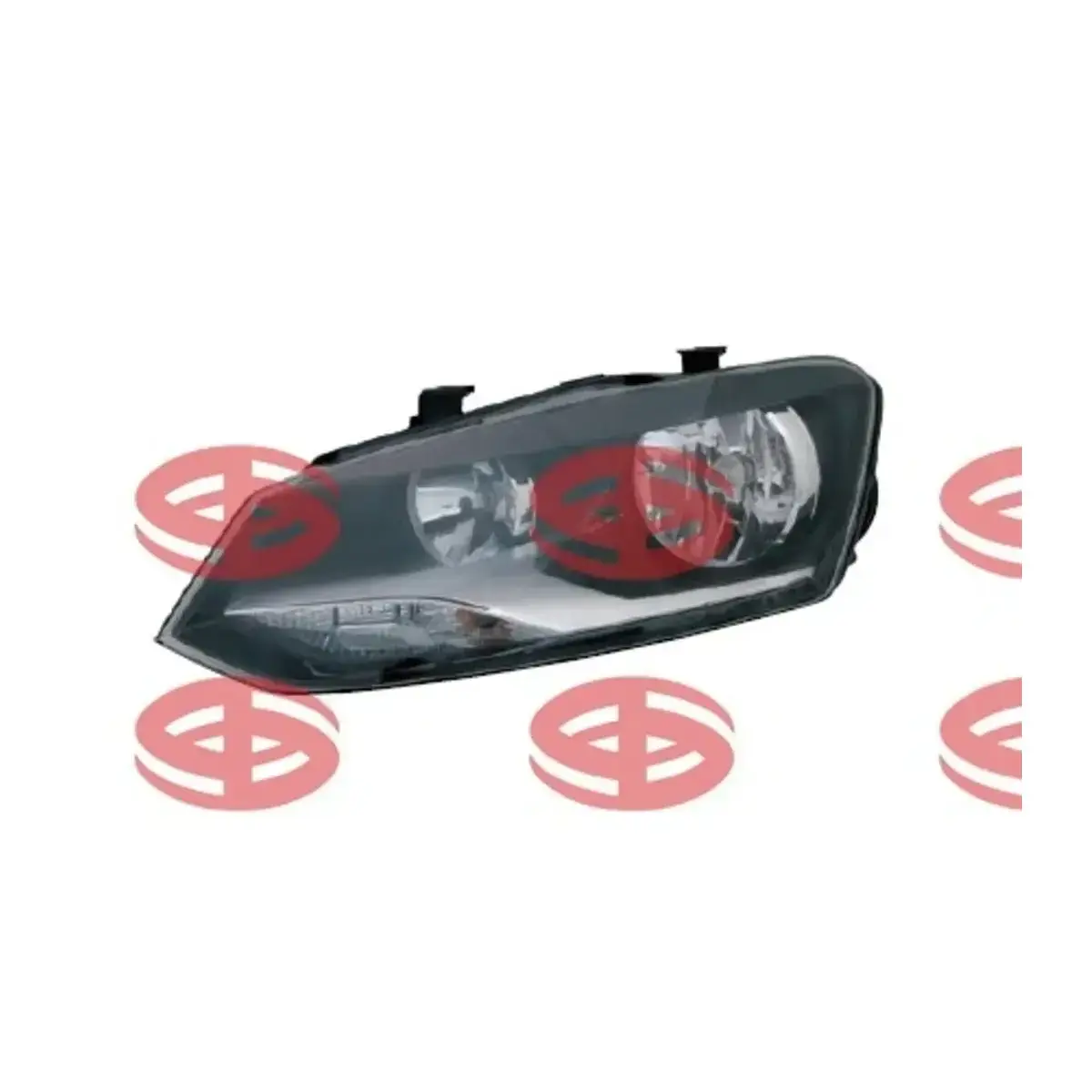 6R1941007G FAR ELEKTRIKLI MOTORLU SIYAH SOL POLO 2009 TYC