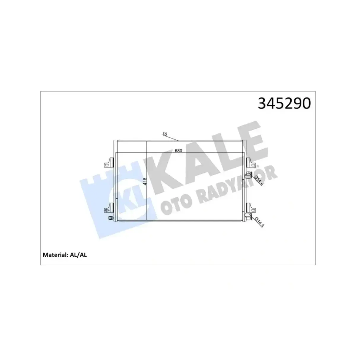 8200033733 KONDENSER ESPACE IV AL AL KALE