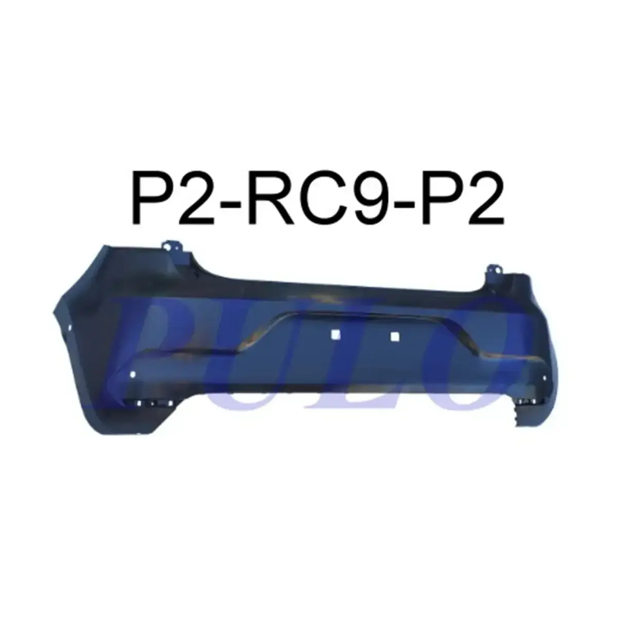 850229109R ARKA TAMPON CLIO V SENSORLU SIYAH PULO