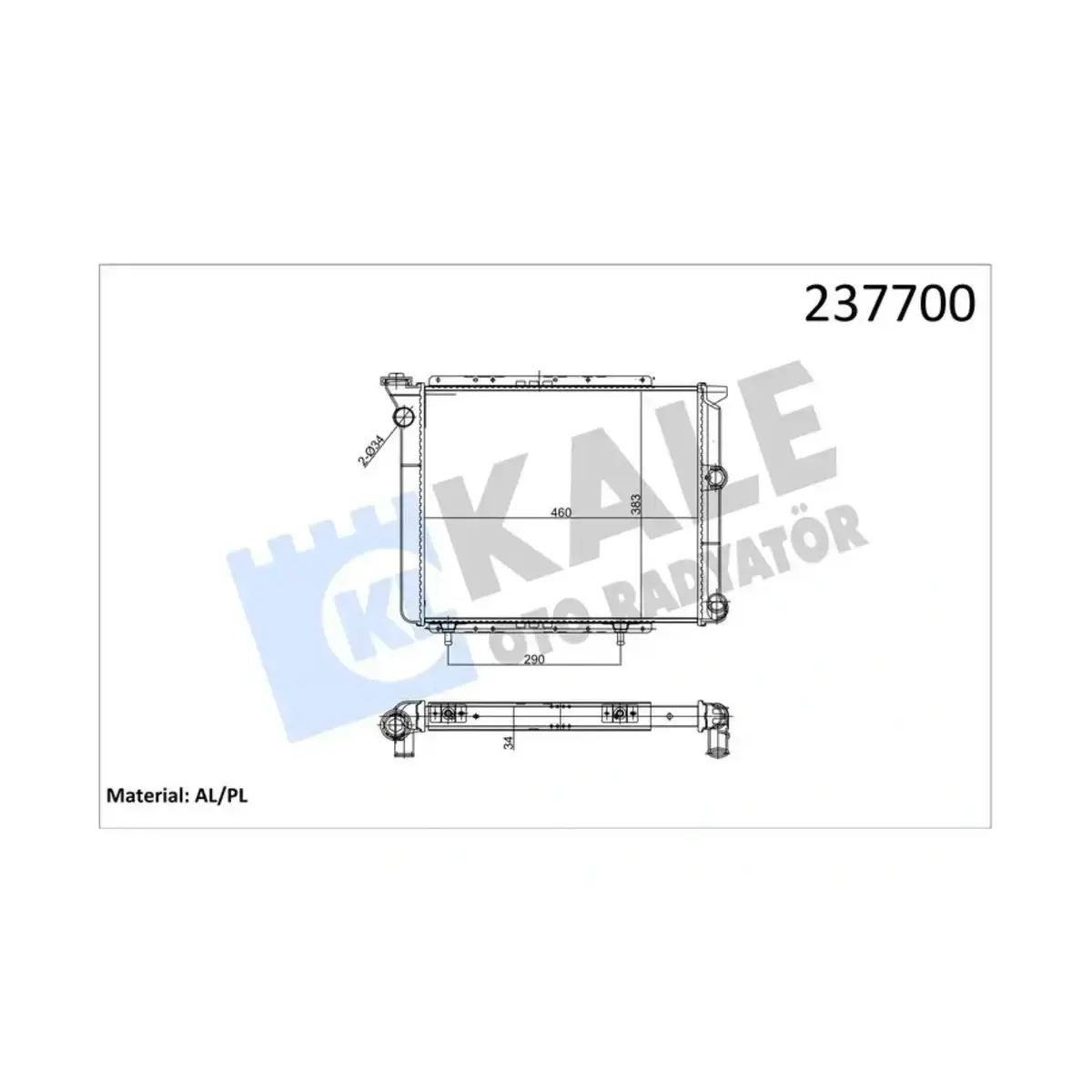 7702188511 RADYATOR R11 TXE FLASH 2 SIRA AL+PL KALE