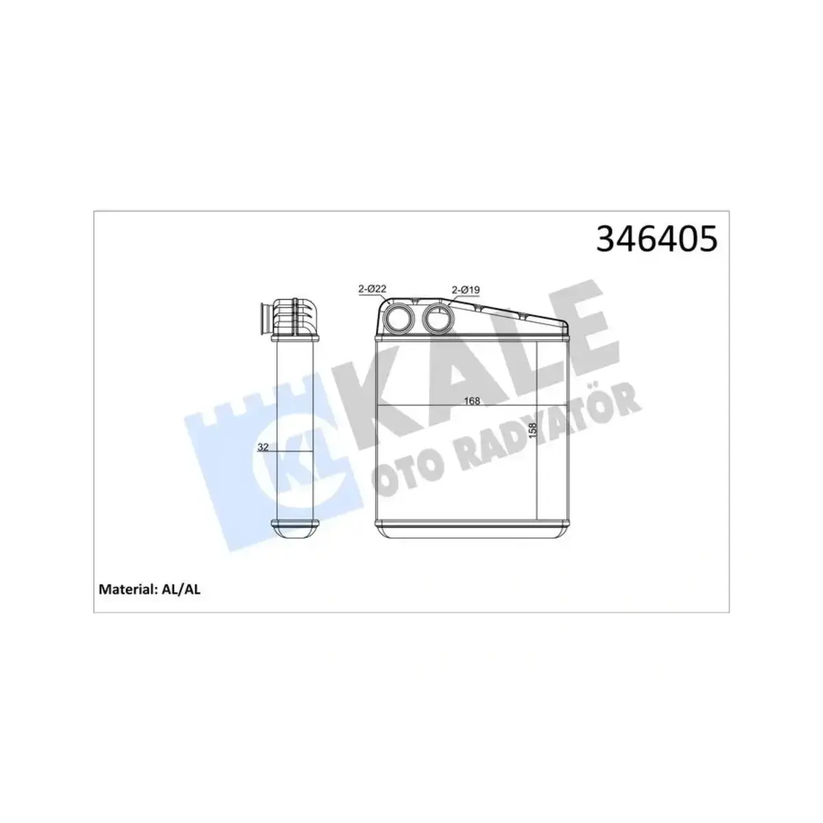 7701208766 KALORIFER RADYATORU CLIO III-MODUS 04>TWINGO 07> KALE
