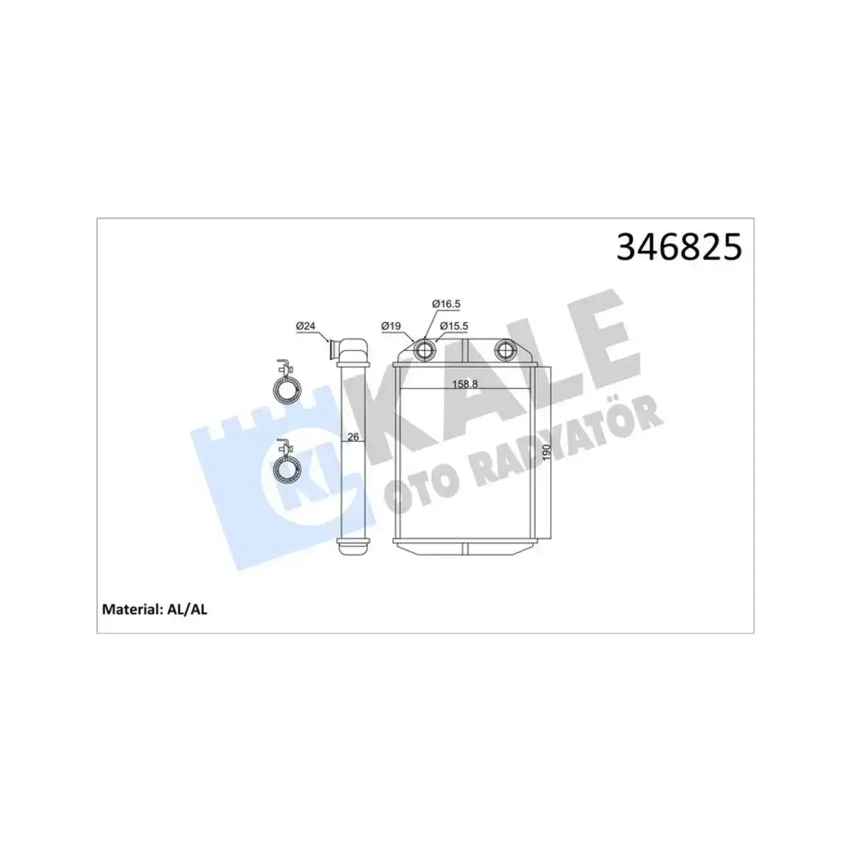271154491R KALORIFER RADYATORU DOKKER LODGY 1.2 1.5DCI 1.6 AL BRZ KALE