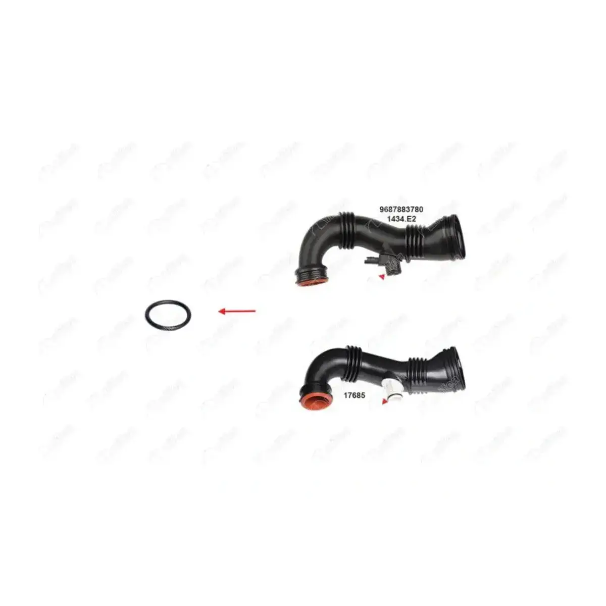 1434.E1 TURBO BORUSU CONTASI SCUDO 1.6 D MJ 2007> NIFEA