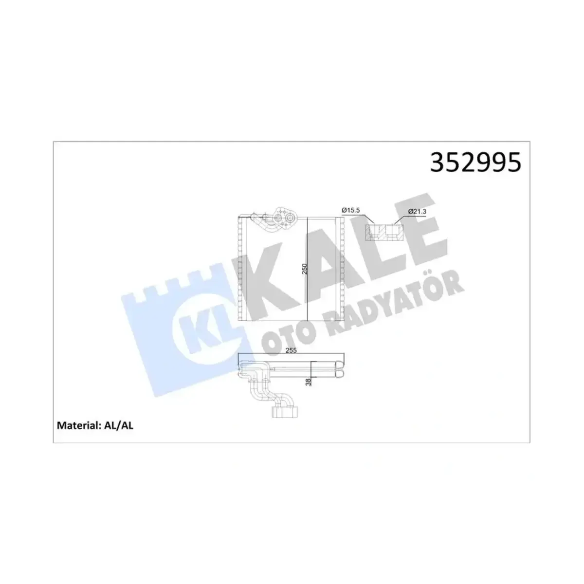 7701209856 EVAPORATOR KANGO GRAND KANGO EVAPORATOR AL PL BRZ KALE