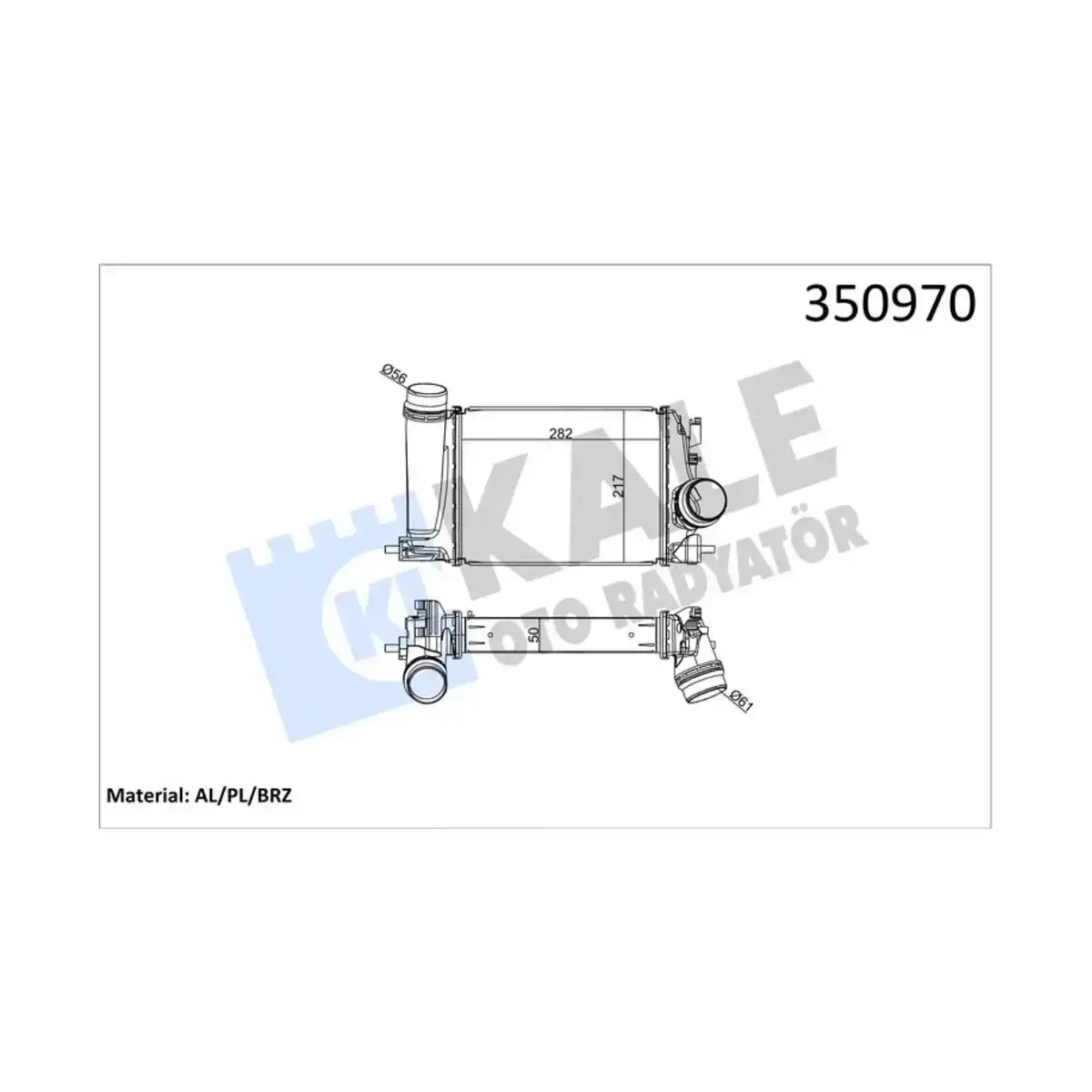 144614EJ0A INTERCOOLER QASHQAI 1.2 DIC-T (03+) MEGANE IV 1.2TCe (15+) AL PL BRZ KALE