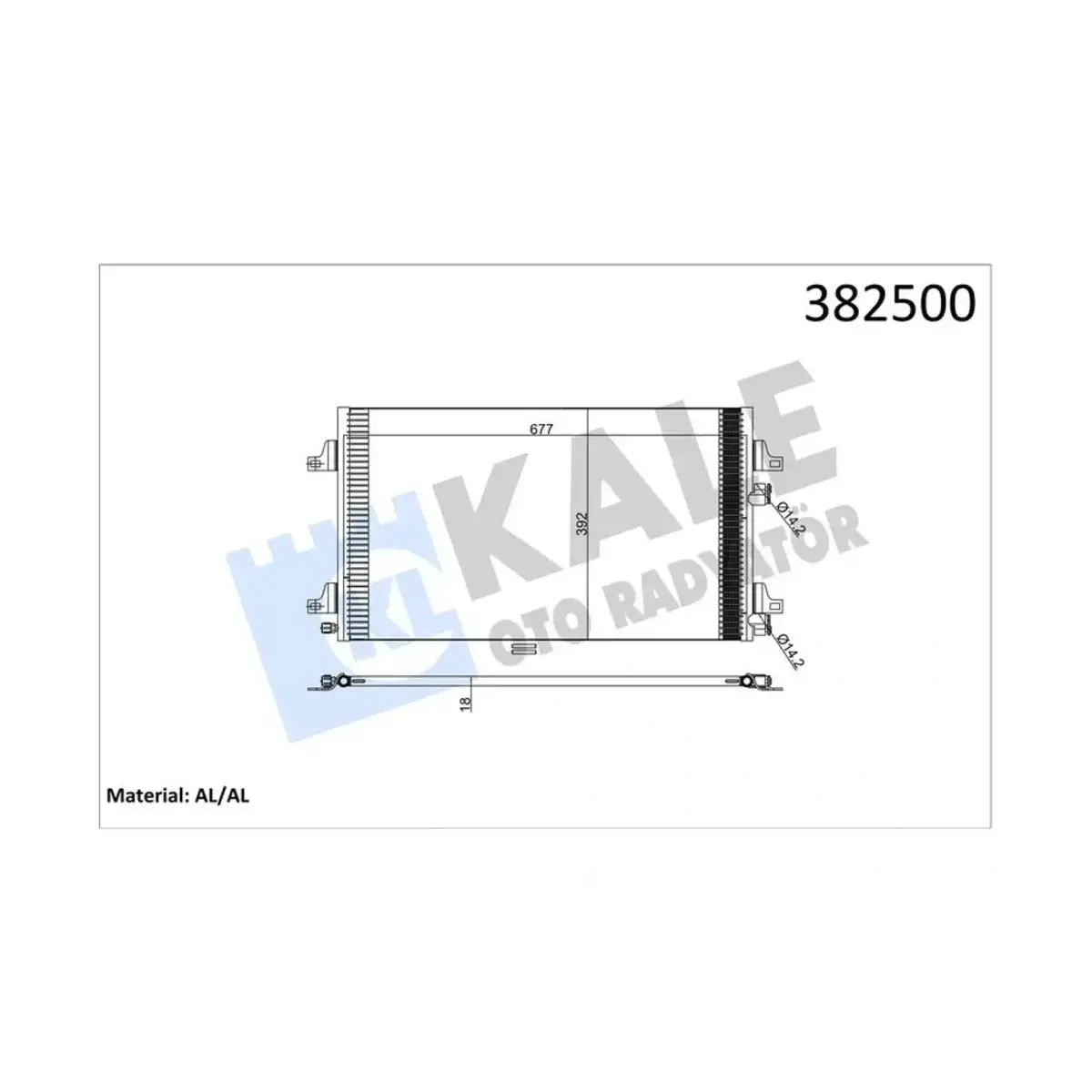 8200152728 KONDENSER LAGUNA II (01+) 1.6 16V-1.8 16V-2.0 16V-1.9DCI AL AL KALE