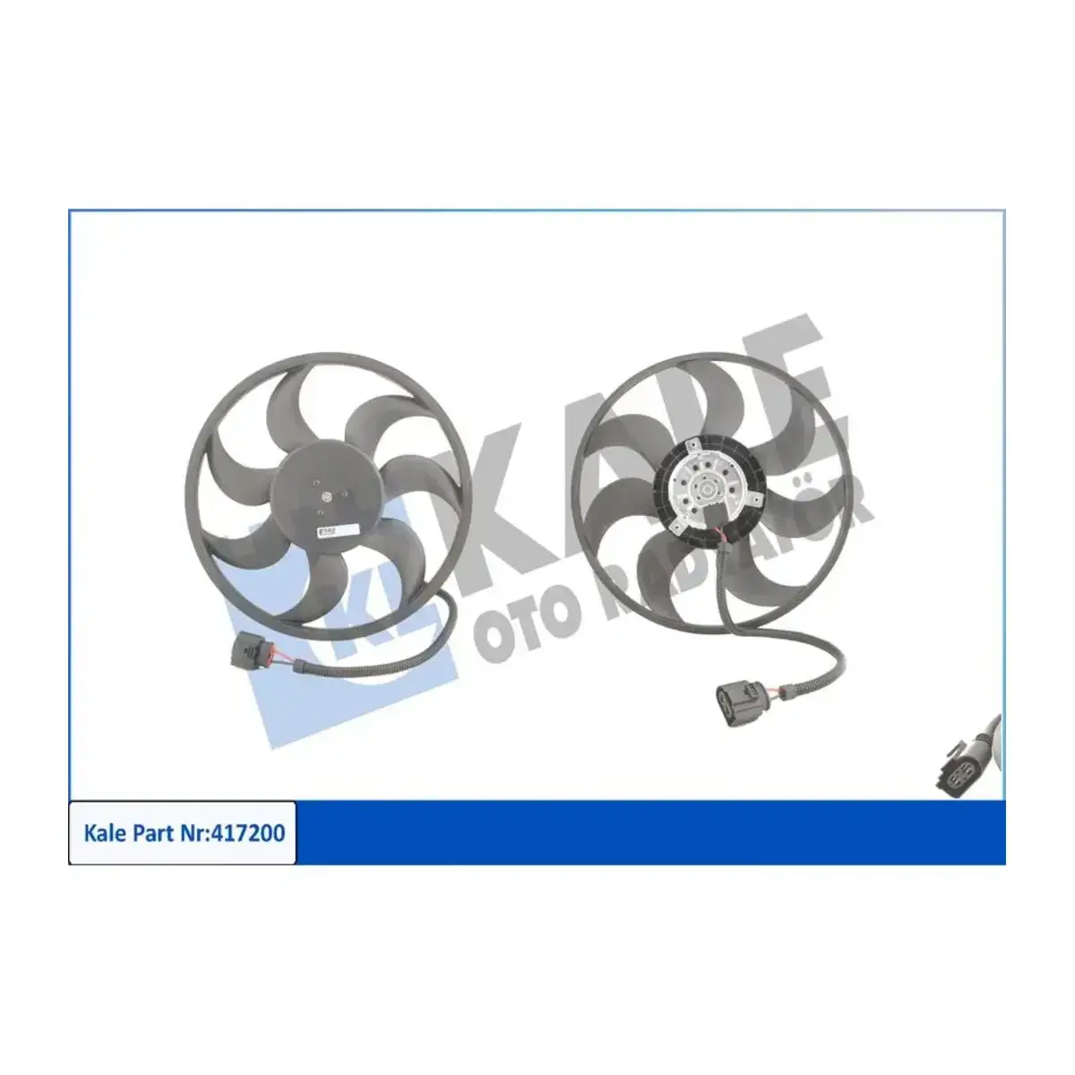 7H0959455A FAN MOTORU SOL MULTIVAN V-TRANSPORTER T5 03>09 450W 420mm KALE