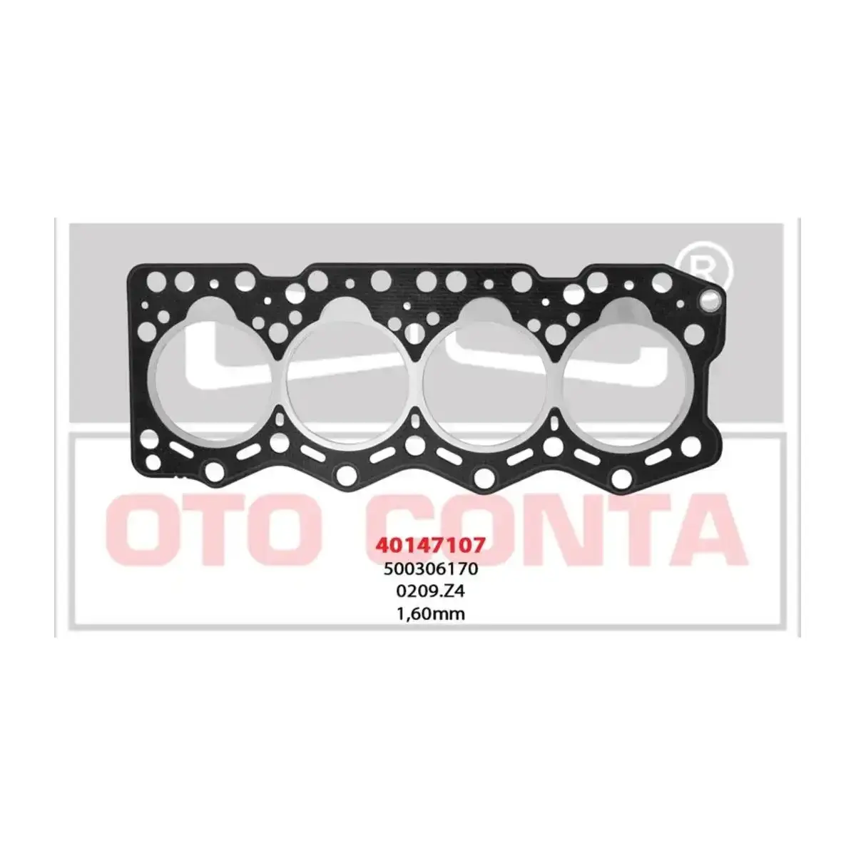 8140.63 SILINDIR KAPAK CONTA DUCATO 2.8D DELIKSIZ 1.60MM OTOCONTA