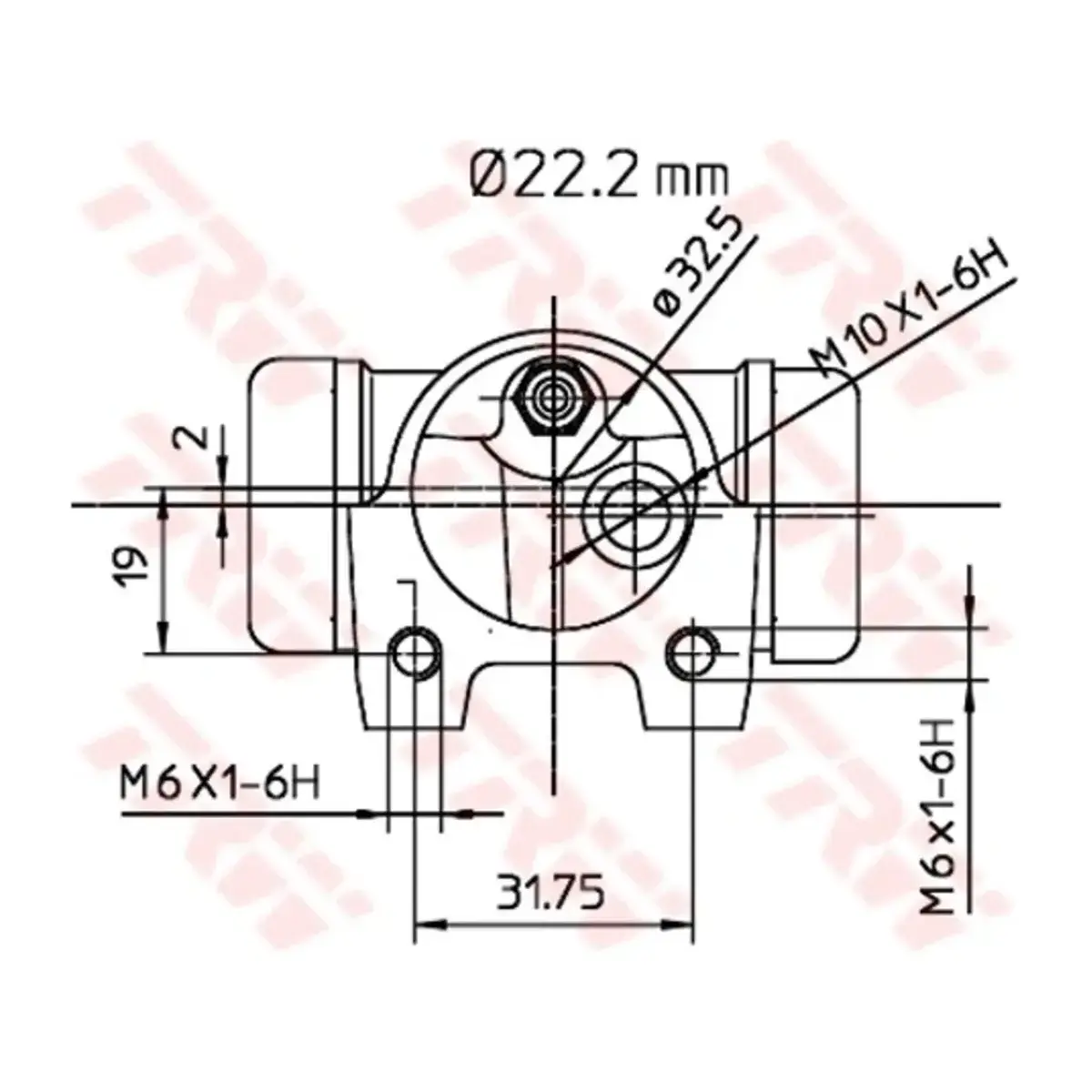 7701032318 SILINDIR FREN ARKA SOL R21 CONCORDE TRW