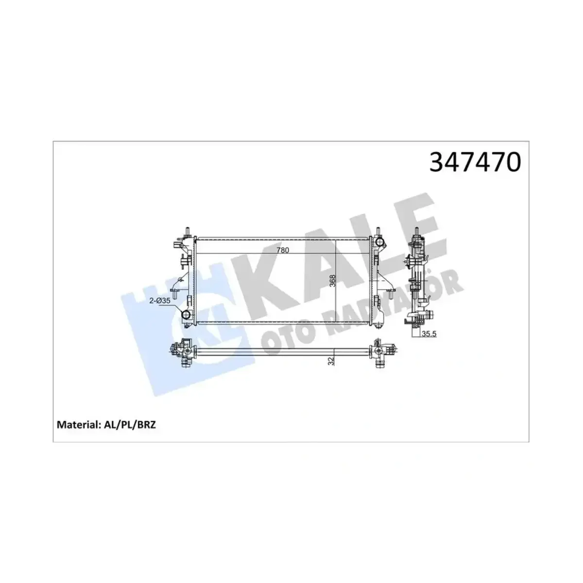 1349196080 RADYATOR DUCATO BOXER JUMPER 2.2 HDI 06+ (MT) AL PL BRZ KALE 1349196080 RADYATOR DUCATO BOXER JUMPER 2.2 HDI 06+ (MT) AL PL BRZ KALE