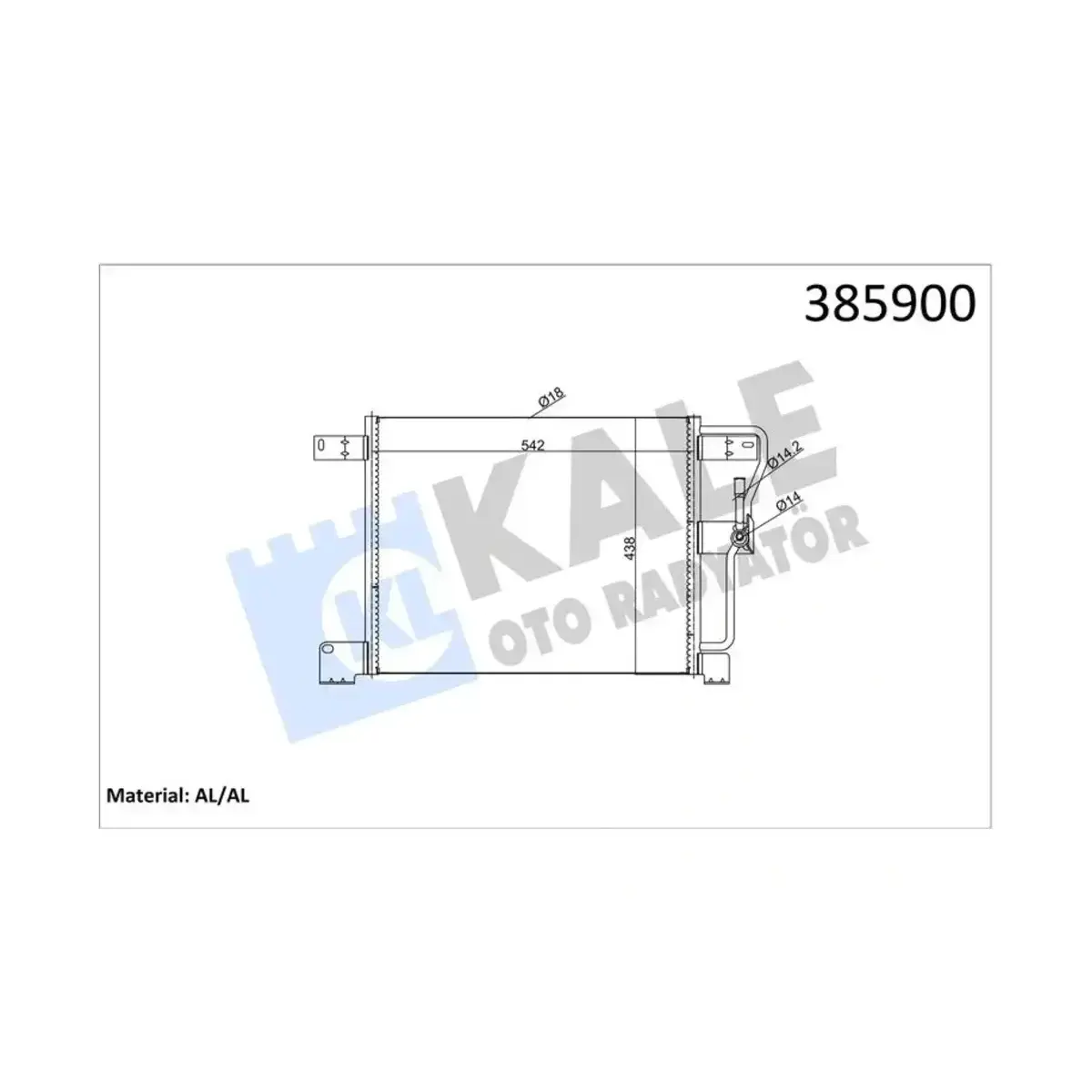 55115864 KONDENSER JEEP AL AL KALE