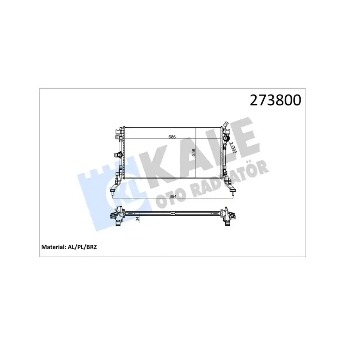 214100005R RADYATOR LAGUNA III 2.0 DCI 1.6 16V AL/PL/BRZ KALE
