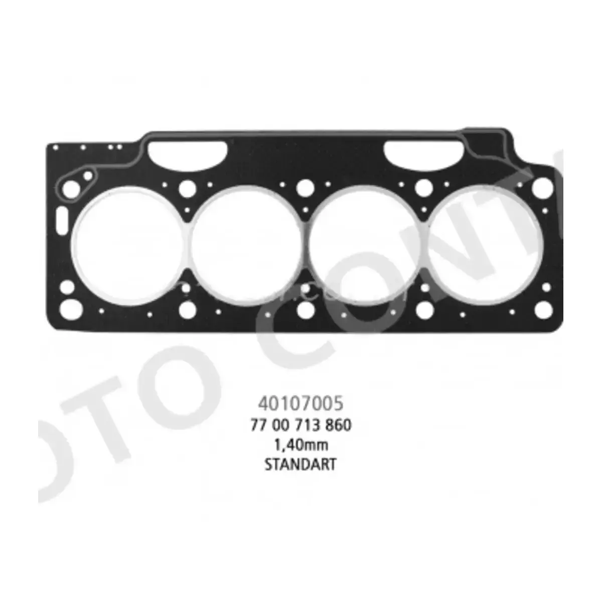 7700713860 SILINDIR KAPAK CONTASI R11 R21 FLASH 1.7 1.40MM OTOCONTA