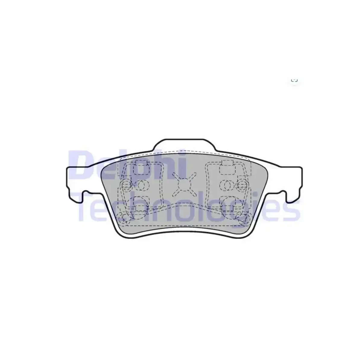 7701206609 FREN BALATASI ARKA LAGUNA III 07=> FOCUS II CMAX VECTRA C CONNECT 02=> C5 08=> ( ARKADAN SEGMANLI ) DELPHI