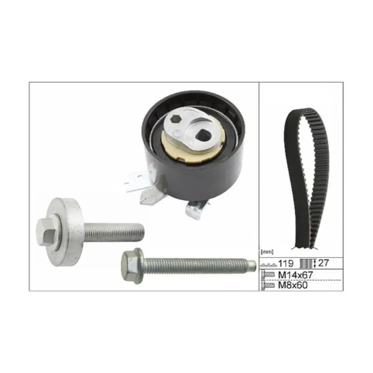 130C10474R TRIGER SETI EURO 5 (129 DIS 27MM )CLIO IV 12> SYMBOL III 13> FLUENCE 09> MEGANE IV 15>SANDERO II 12 INA