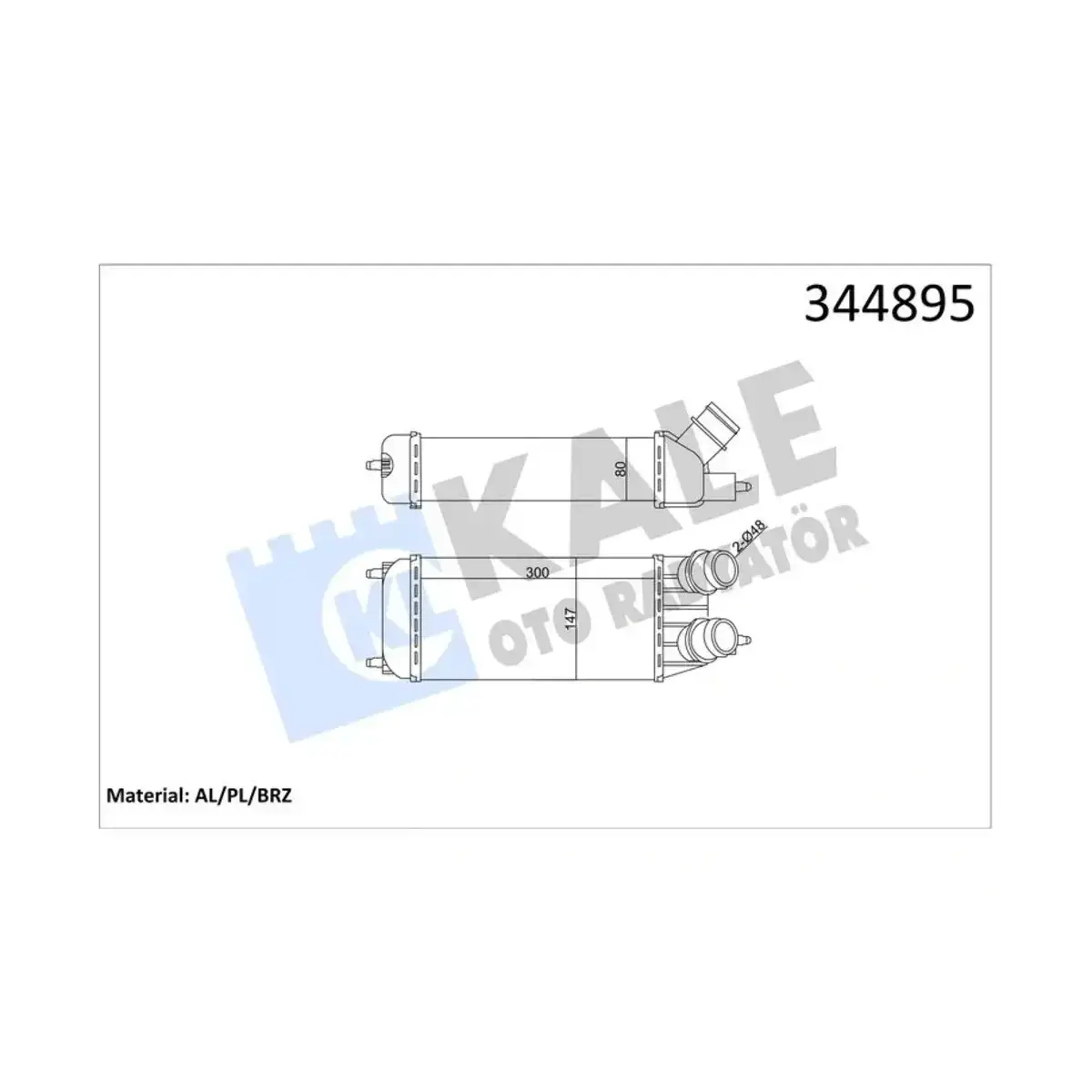 0384.K4 INTERCOOLER JUMPY-EXPERT-SCUDO 1.6 HDI-DMTJ (07+) AL PL BRZ KALE