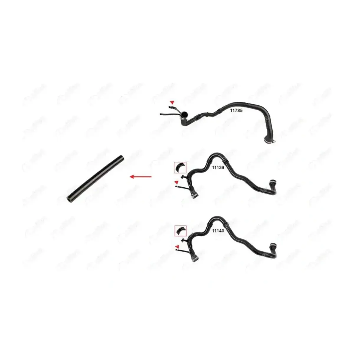 8200889766 TURBO BORUSU HORTUMU 5mm x 11mm = 12cm DUSTER LOGA NIFEA