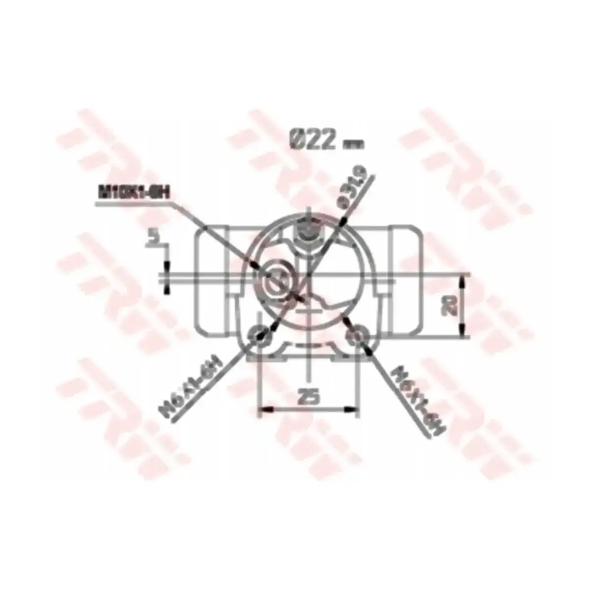 7701027198 SILINDIR FREN ARKA SAG R9 R11 TRW