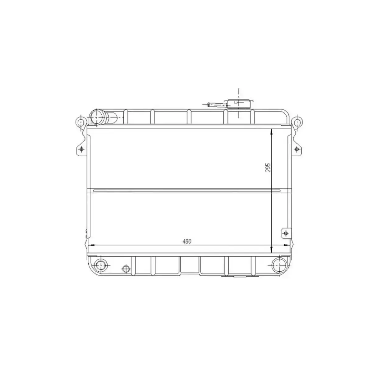 4344166 RADYATOR M131 EM YM (470x292x34) 3 SIRA SUPER ORIS