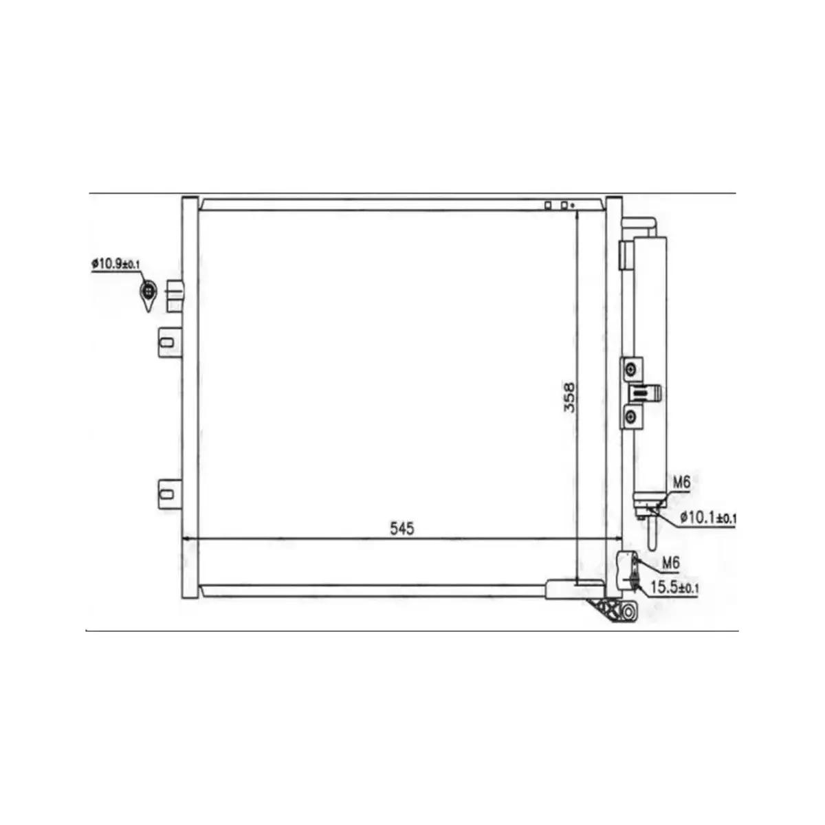 8200443897 KLIMA RADYATORU (KONDANSER) A M CLIO 1.2I 1.4I 1.6I 2005> MODUS 1.4I 1.6I 2004> 940125 ORIS