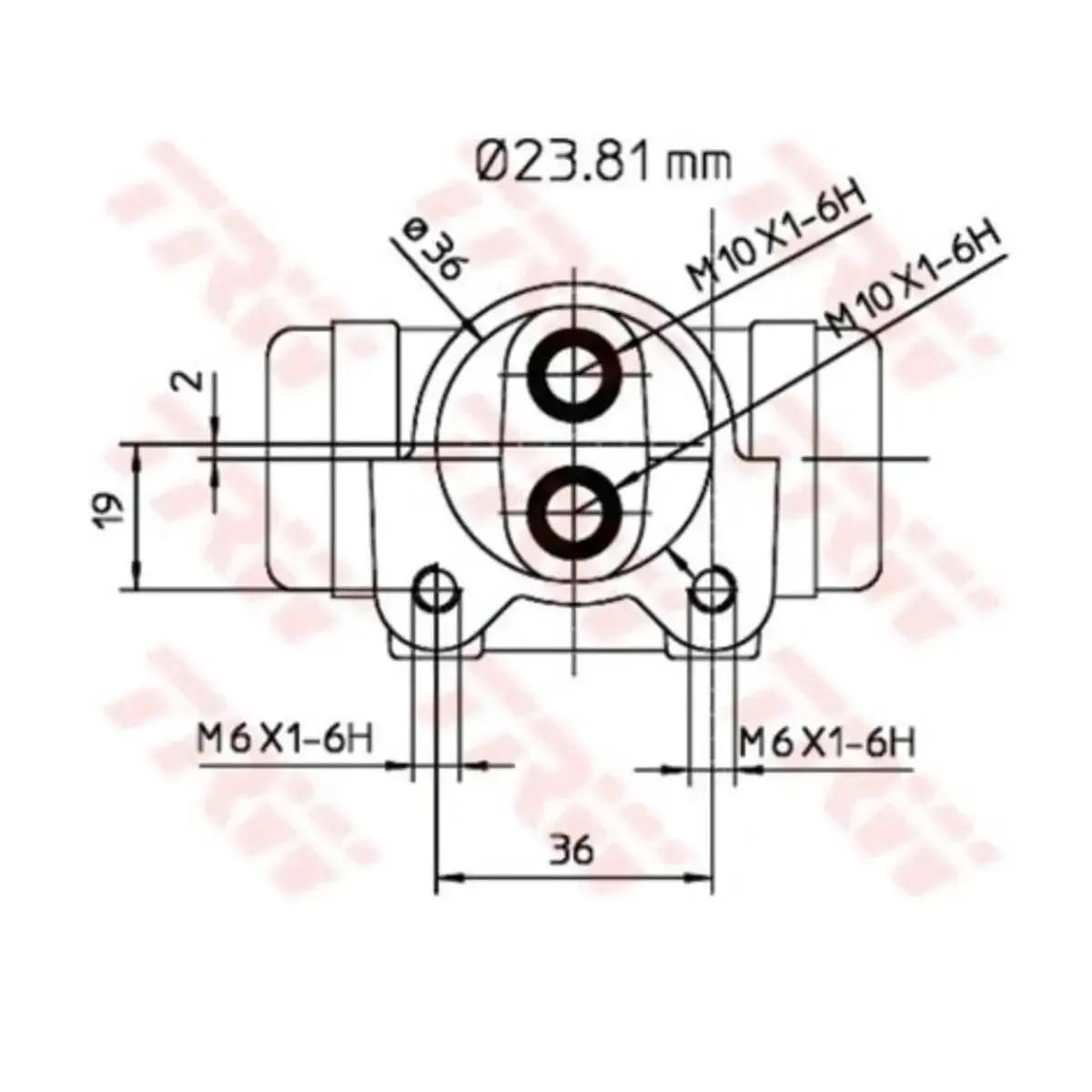 7701044603 SILINDIR FREN ARKA SOL MASTER 1998 > TRW