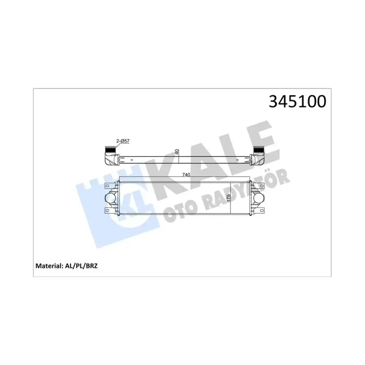 7701057121 INTERCOOLER MASTER 2.5DCI - MOVANO CDTI AL PL BRZ KALE