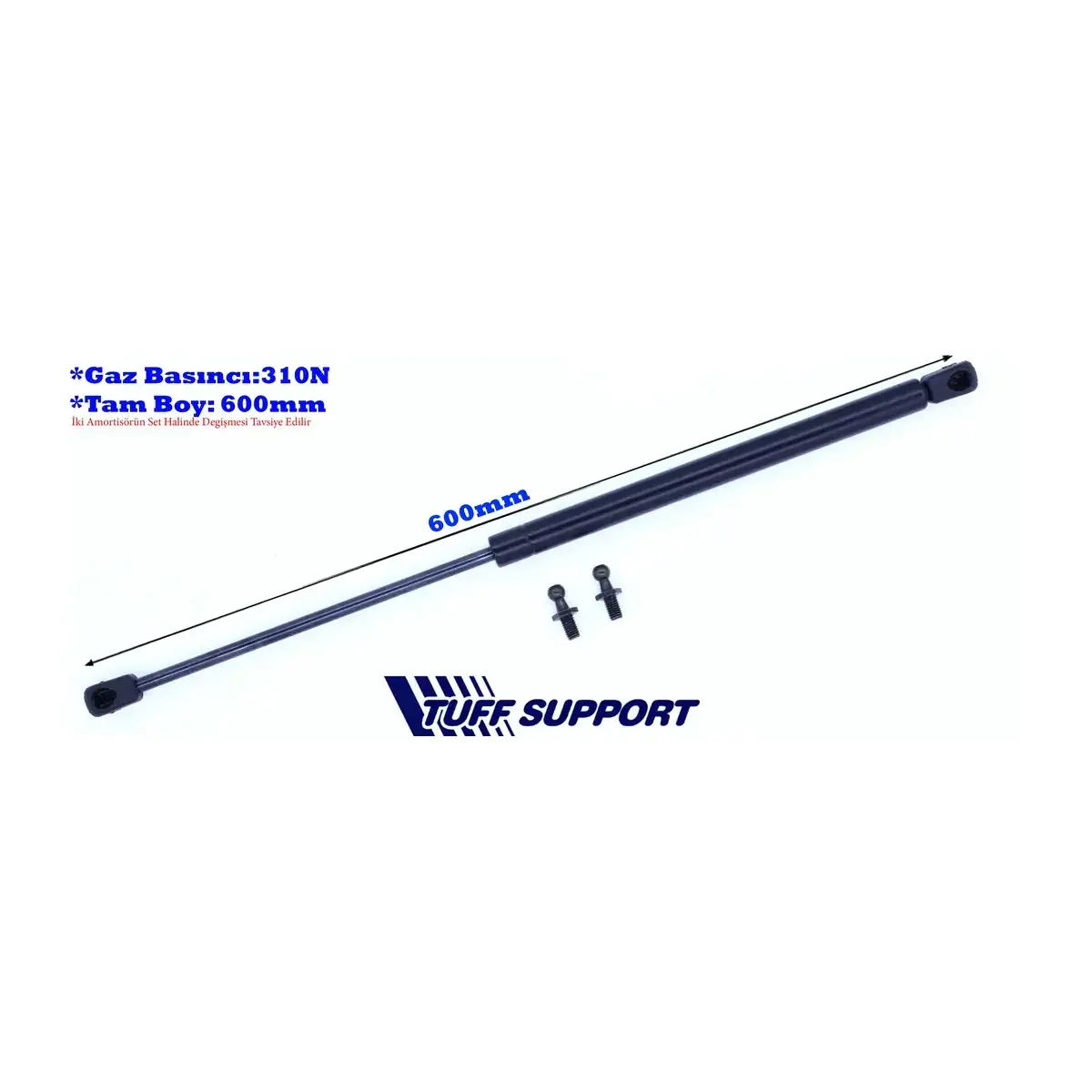 85012185 BAGAJ AMORTISORU KARTAL SLX CIFT MAFSAL PLASTIK TUFF