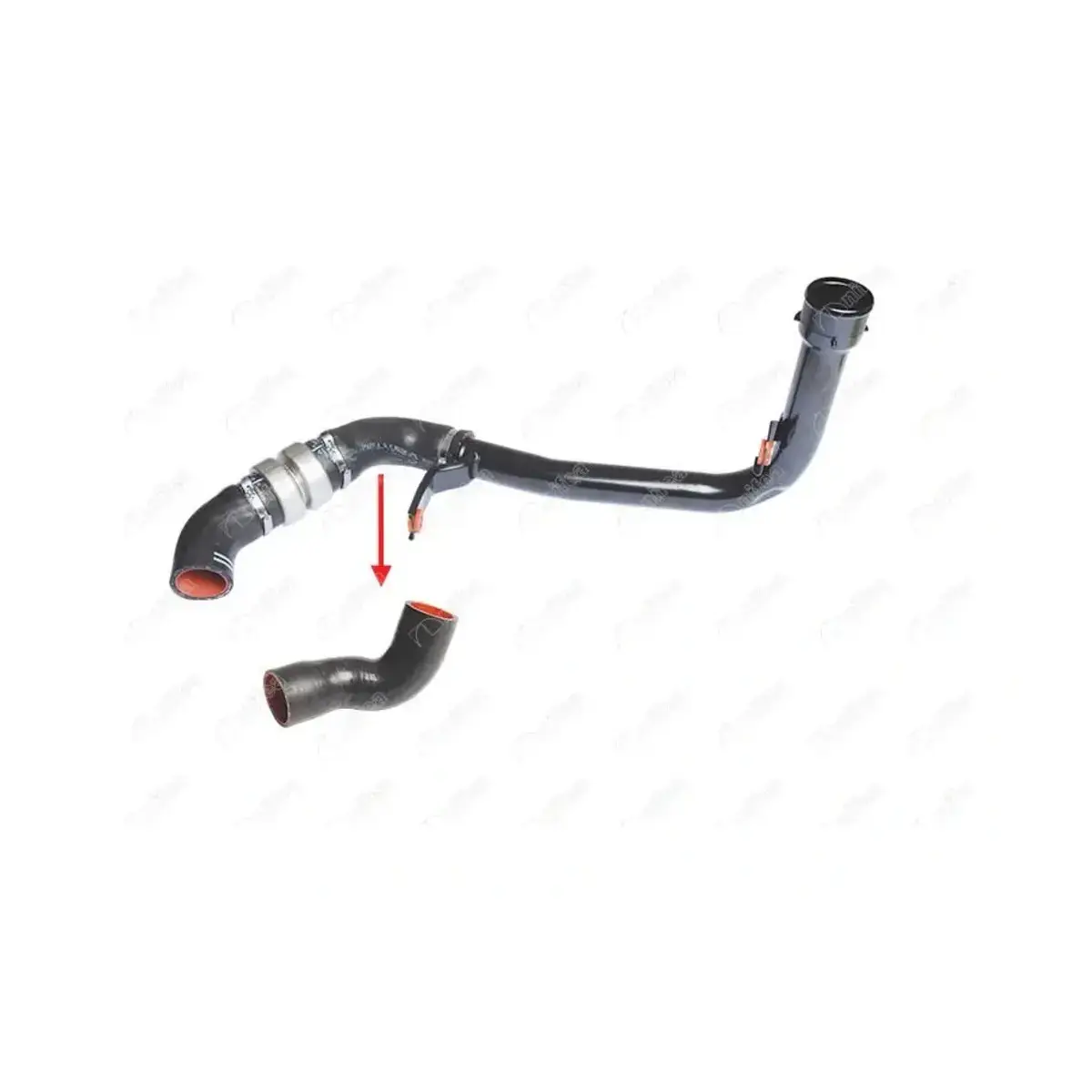 1366746080 TURBO HORTUMU (METAL BORU HARIC) BUYUK BOXER III J NIFEA