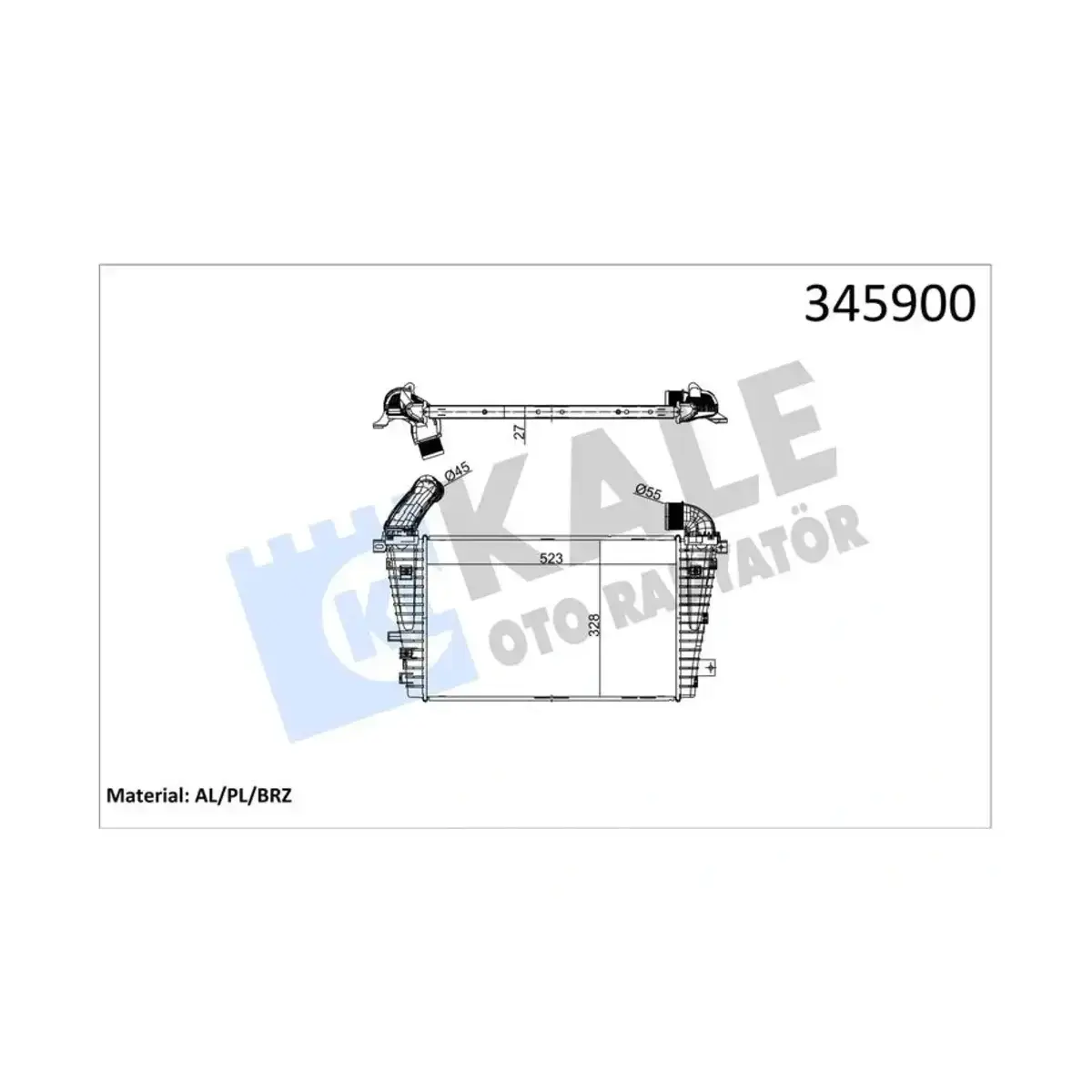 13231458 INTERCOOLER ASTRA H AL PL BRZ KALE