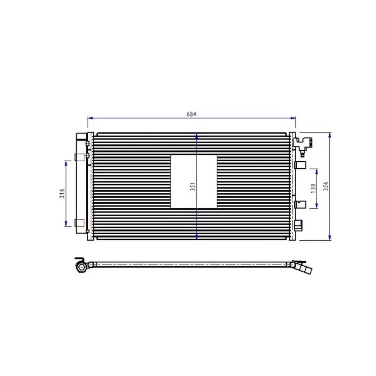 921100001R KLIMA RADYATORU MEGANE III FLUENCE SCENIC III 09> ORIS