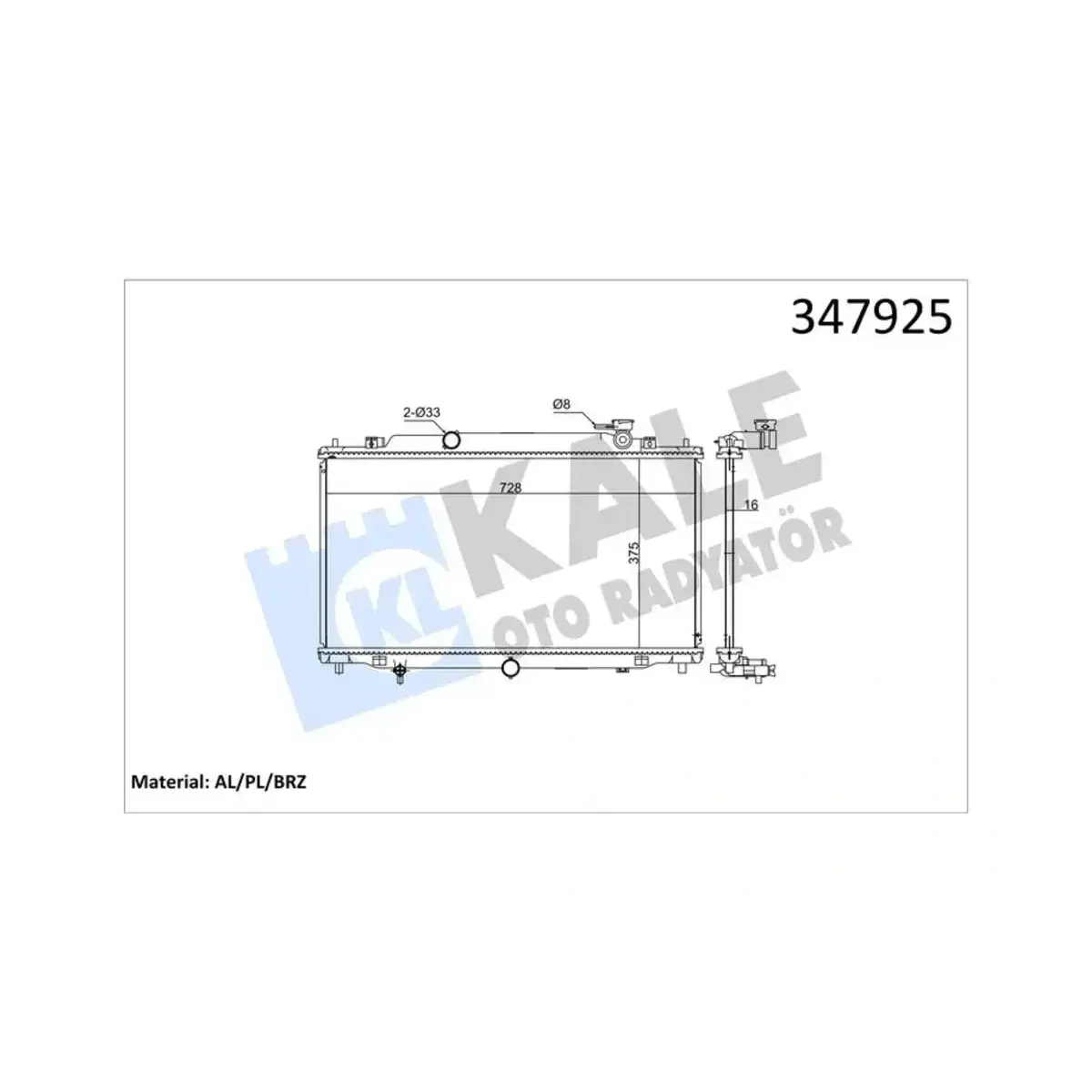 PE1115200 RADYATOR 6 CX-5 (MT) AL PL BRZ KALE