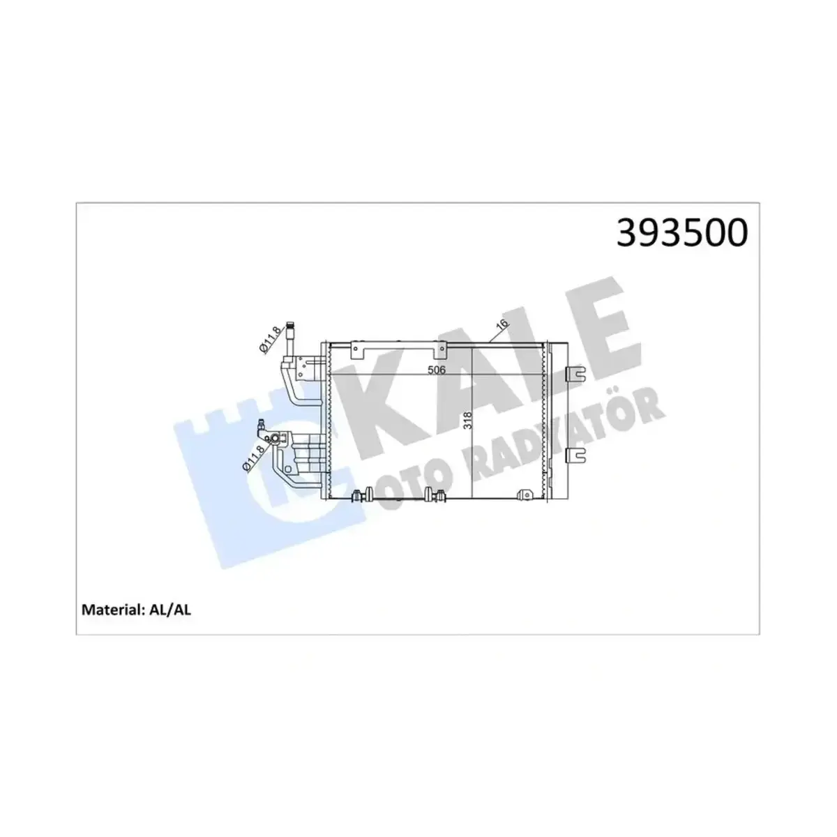 13171592 KLIMA RADYATORU ASTRA H ZAFIRA B 1.3 1.7 1.9 CDTI KALE