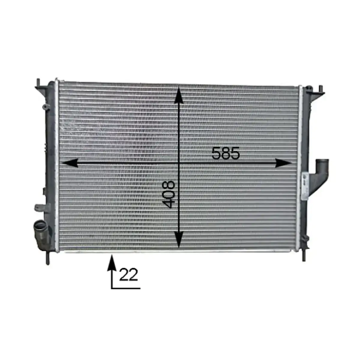 8200735039 SU RADYATORU LOGAN 06> SANDERO 08> DUSTER 10> 1.4 1.5dCİ 1.6 (AC) MOTORTEC