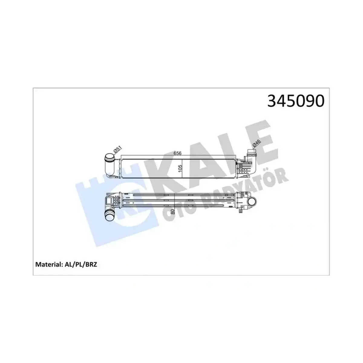 8200880552 INTERCOOLER DUSTER 1.5DCI (2010->) AL PL BRZ KALE