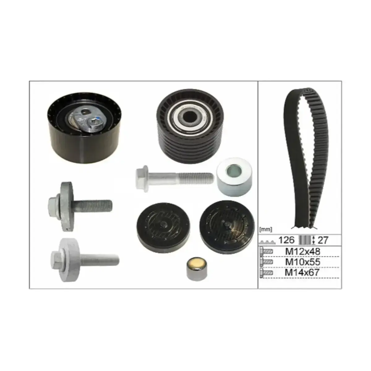 7701474021 TRIGER SETI (126x270) LAGUNA 2.0 16V F4R760 (02-03) MEGANE 4/04=> INA