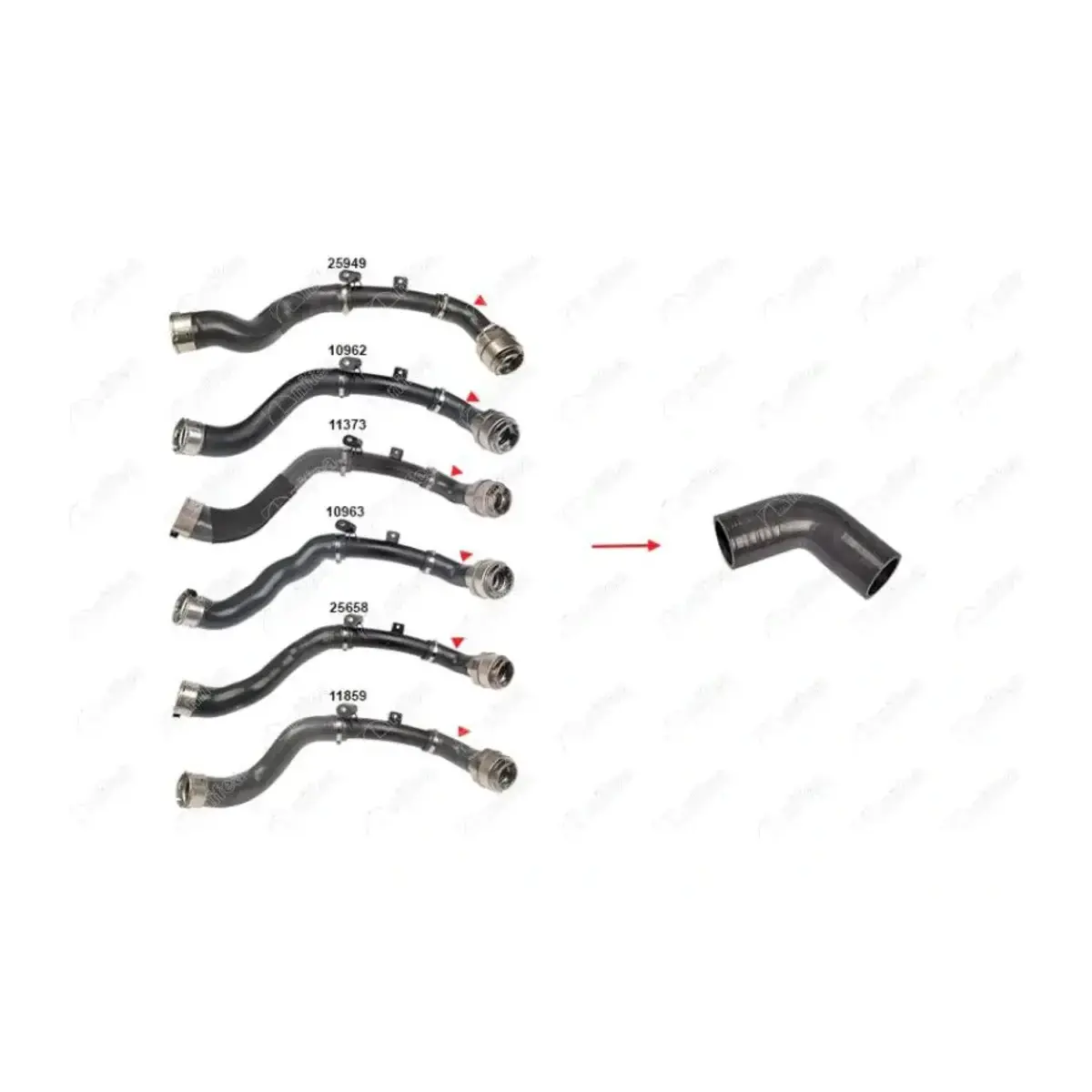 144602115R TURBO HORTUMU KUCUK PLASTIK BORU HARIC MEGANE IV NIFEA