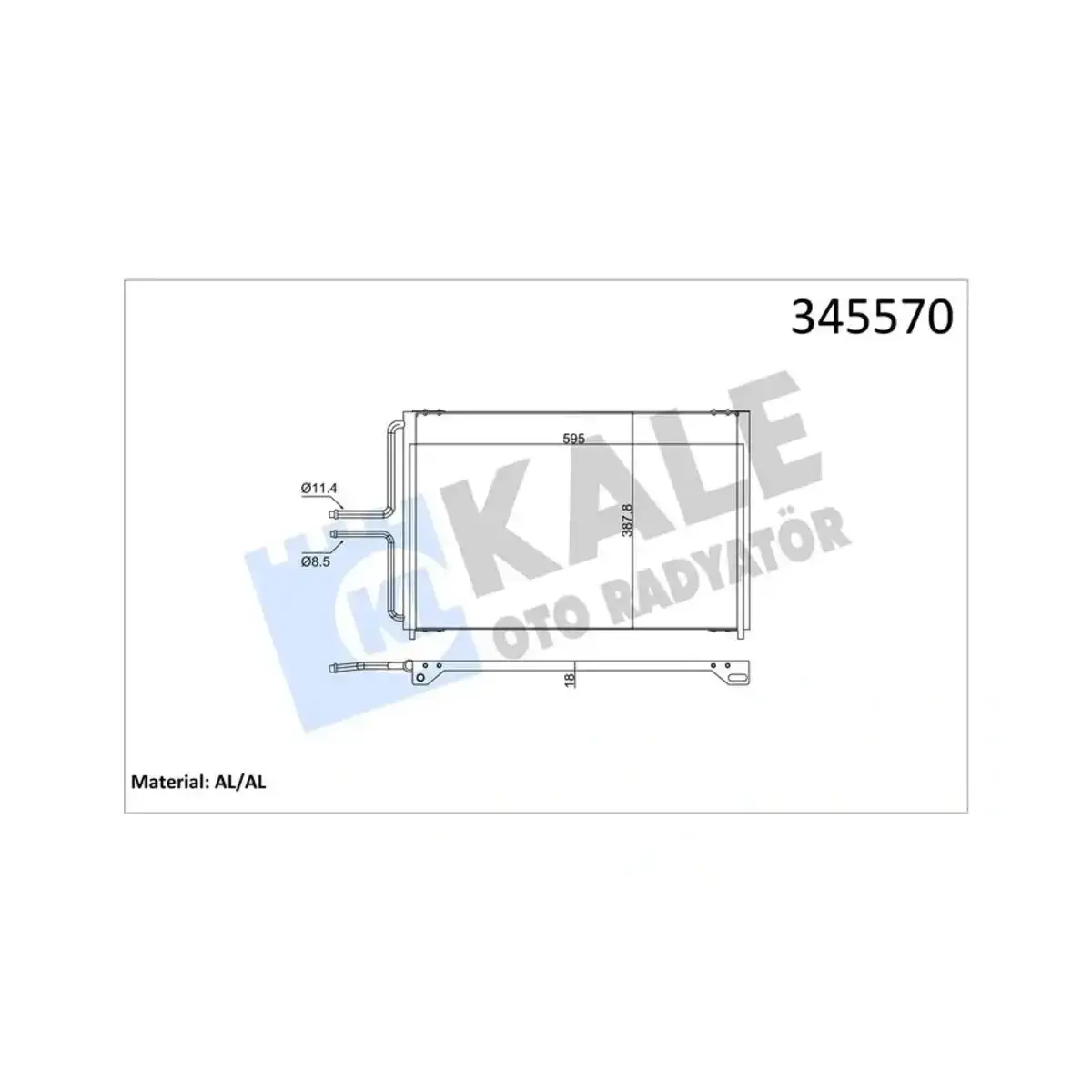 6025307276 KONDENSER AVANTIME ESPACE III AL AL KALE