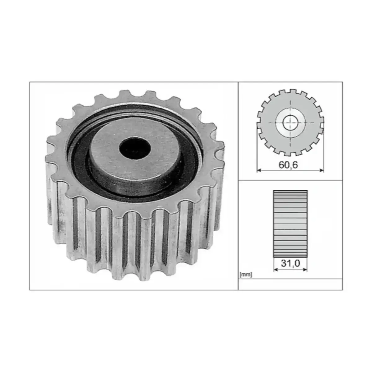 7700107249 EKSANTRIK DISLISI ( BUYUK ) CLIO II-KANGO-MEGANE-MASTER II-TRAFIC-VIVARO 1.9DCI-DTI INA