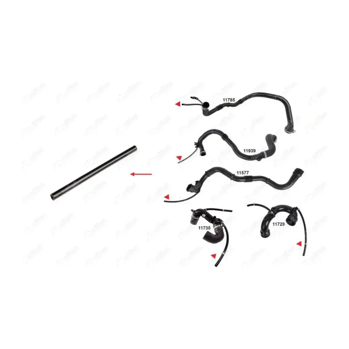 8200166828 TURBO HORTUMU CLIO II-MEGANE II-FLUENCE 1.5DCI (04 NIFEA