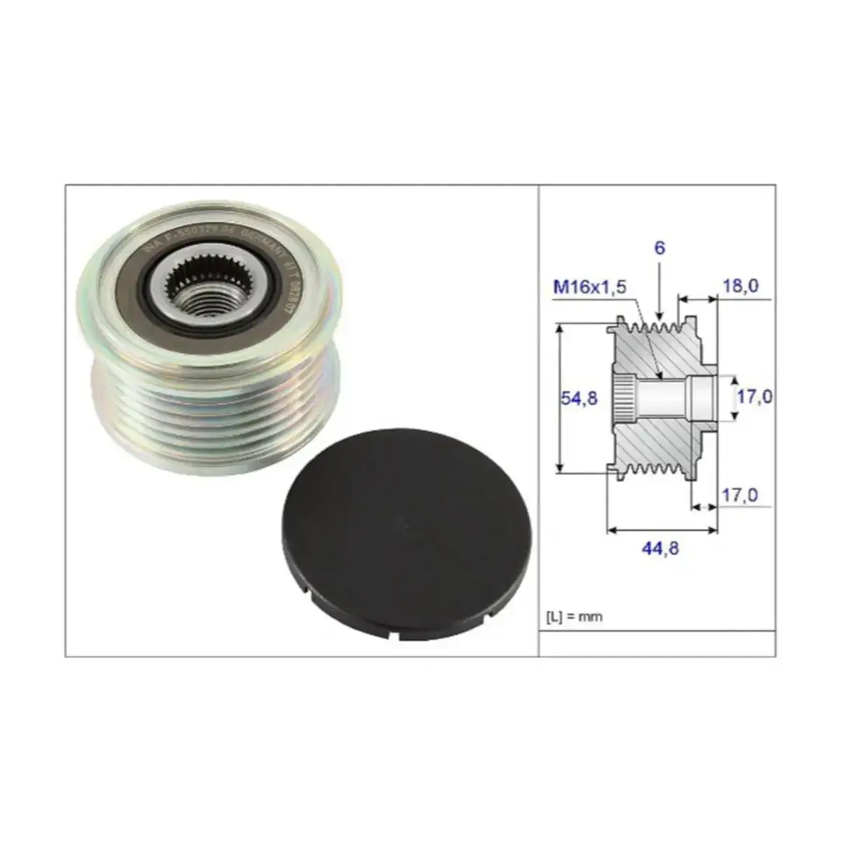 7701477689 ALTERNATOR KASNAGI ( RULMANLI ) CLIO II MEGANE KANGO SCENIC (K4M K4J K9K F4P) (6 KANAL) (AYARLI) INA