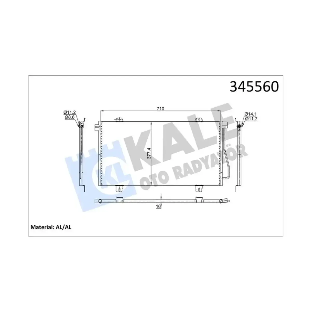 7701052120 KONDENSER INTERSTAR - MASTER II (2000+) AL AL KALE