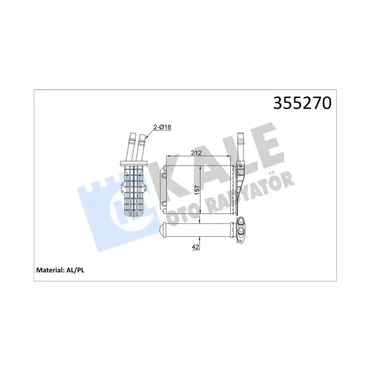 6025370414 KALORIFER AVANTIME ESPACE IIIKALORIFER MEKANIK KALE