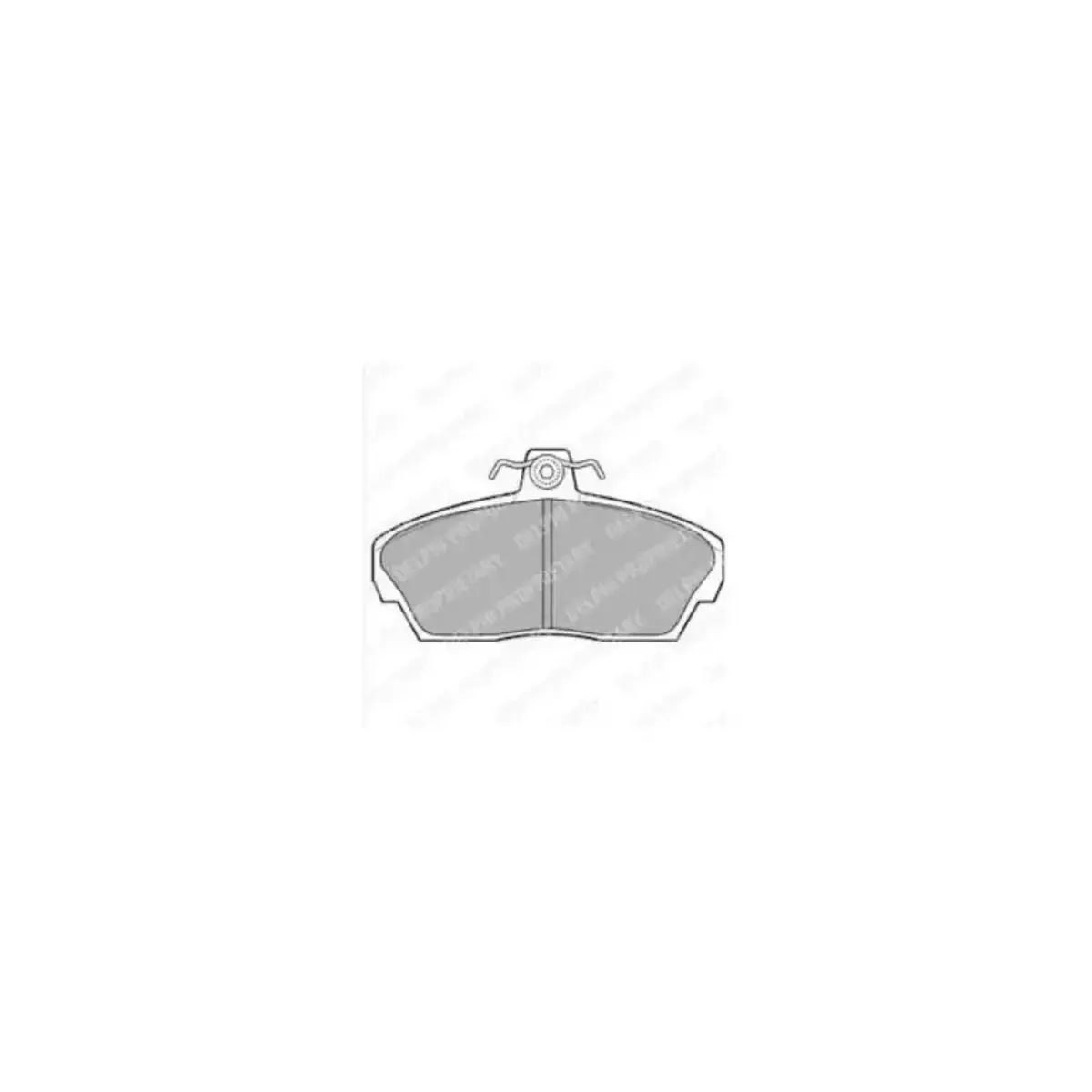 45022S6DE01 FREN BALATASI ON FREELANDER I L314 HONDA CIVIC VI DELPHI