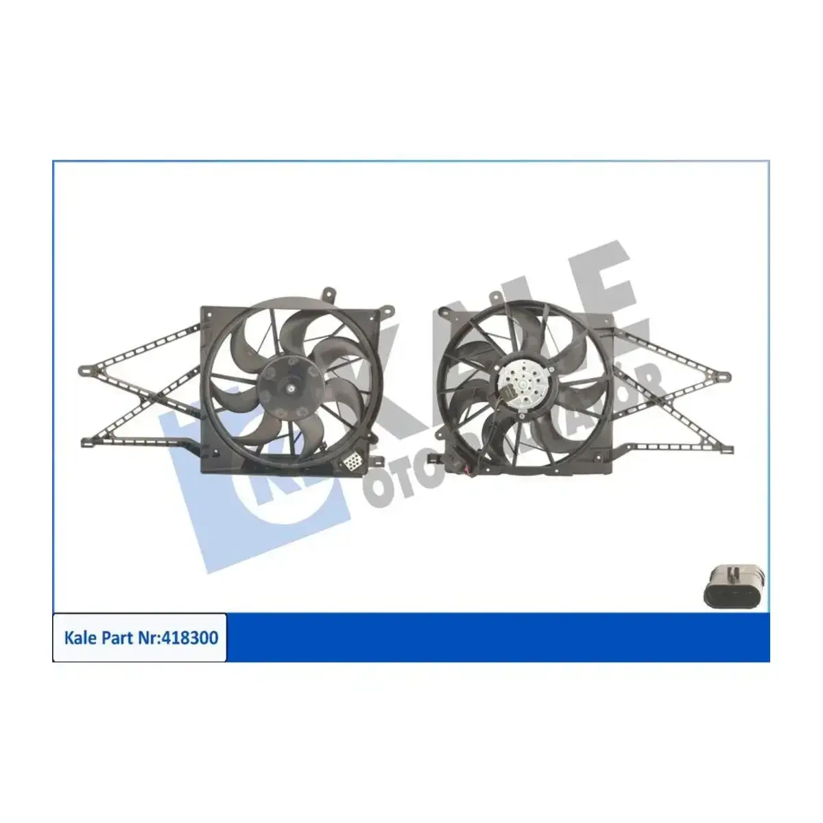 1314460 FAN MOTORU ASTRA G ZAFIRA A (DAVLUMBAZLI) 250W 380mm KALE