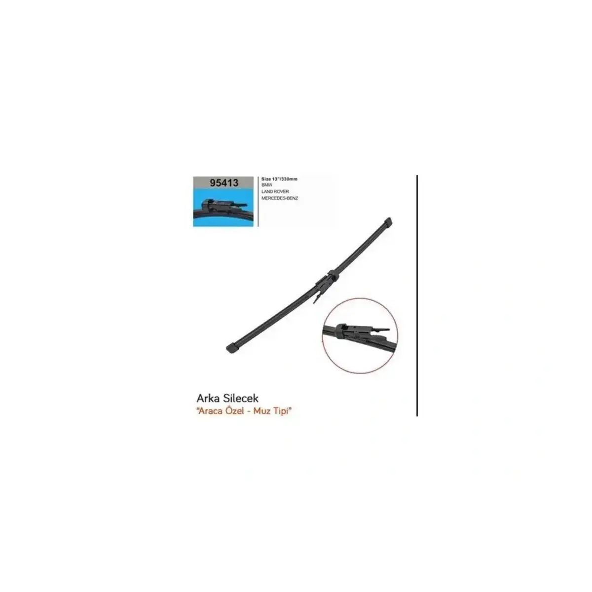 95413 MUZ TIPI ADAPTORLU SILECEK SET X1 E84 2009 -2015 L.ROVER DISCOVERY 5 2017 - CLS SHOOTING BREAK X218 RBW