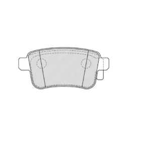 Fren Balatası Arka Kango III Disk 2008 ve Sonrası BM 440604876R